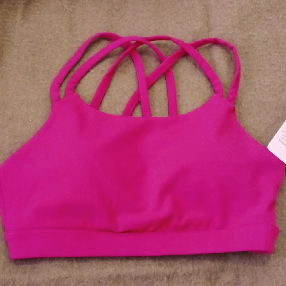 Gottex handmade sports bra red size extra small